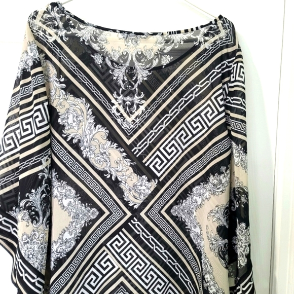 Plus Size 18 Addition Elle Women's Pull-Over Geo Print Blouse - Picture 7 of 11